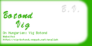 botond vig business card